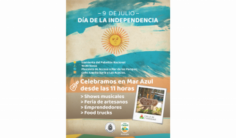 ACTIVIDADES POR EL DIA DE LA INDEPENDENCIA EN EL SUR DEL PARTIDO